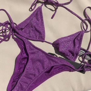 NWT TRIANGL Violet Vinca Sparkle S